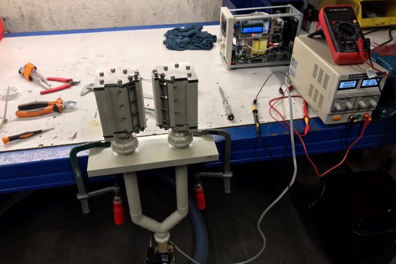 Air-dry systeem semiconductor plating line